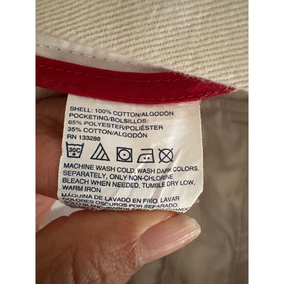 Stafford Prep Men’s Khali Shorts 36 cotton pockets front zip flat front - Picture 4 of 5